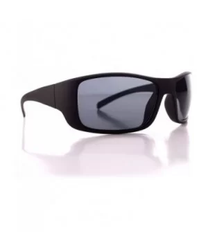 Men's Driving Wrap Sport Sunglasses- Grey Lens - Matte Black - CF18GNGODMG $6.20 Wrap