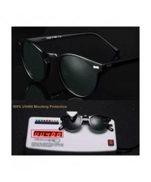 Classic Polarized Sunglasses for Men UV400 Protection Outdoor Glasses CA5288L - Green Lens - CQ187HZQ5IH $20.94 Rectangular