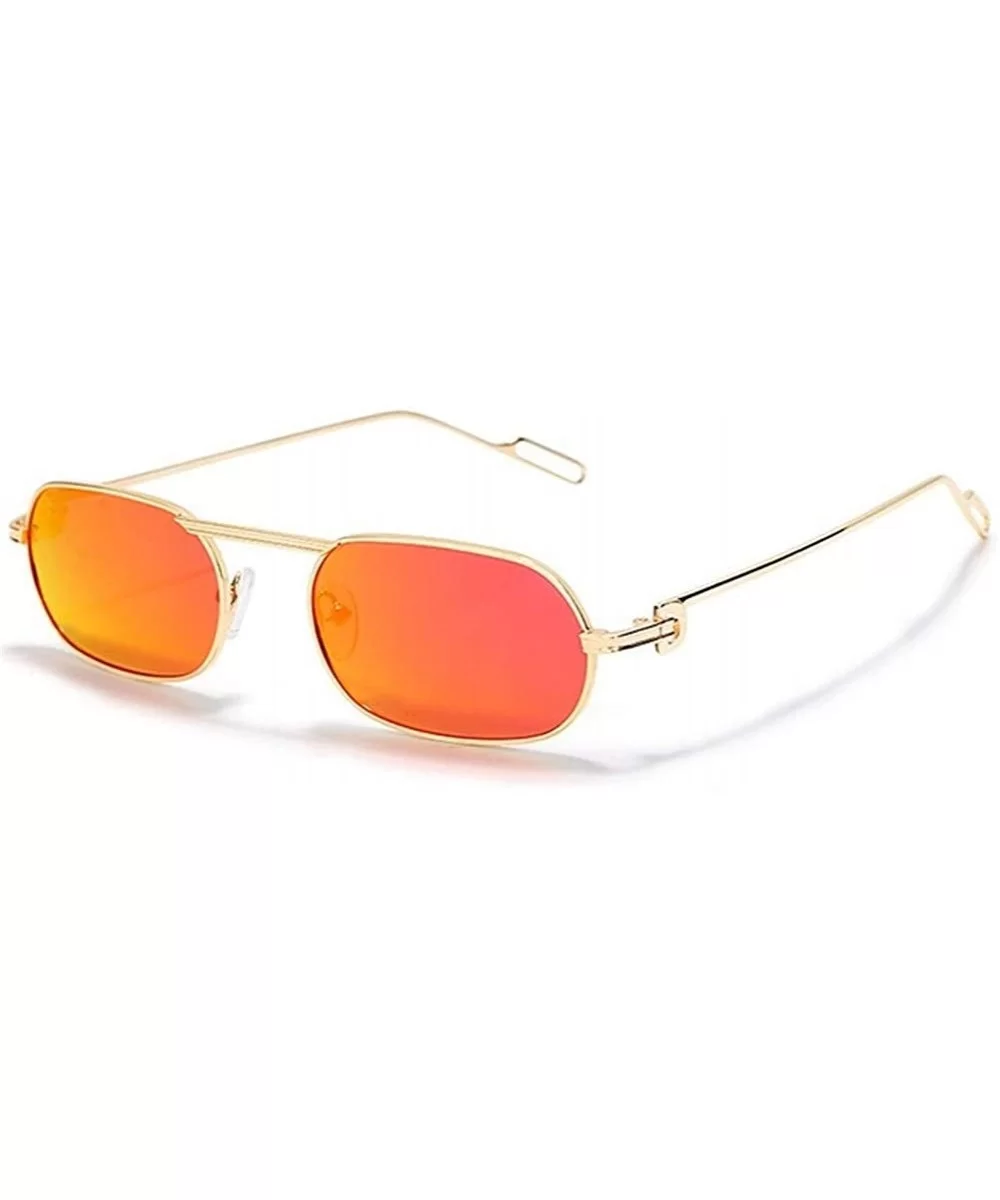 Polarized Oval Sunglasses for Men and Women Summer Eyewear UV400 - C6 - CO190DX3CGG $13.13 Oval