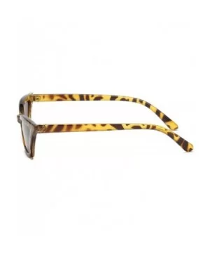 Small Cat Eye Sunglasses Vintage Square Shade Women Eyewear B2291 - Leopard - CE180LA78YO $9.59 Cat Eye