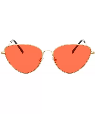 Pink erfly Sunglasses Women Vintage Fashion Rose Gold Mirror Sun Glasses Unique Female - Silver Pink - C2197Y74Q83 $10.52 Goggle