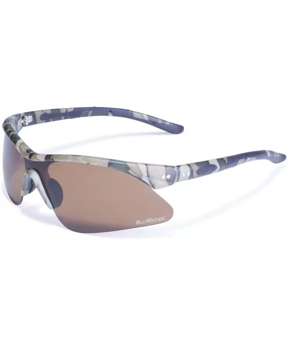 Polarized Swamp King Sunglasses - Matte Camo Frame - CB11WUIKAU1 $7.81 Semi-rimless