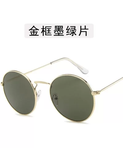 Round Sunglasses Summer Women Small Glasses Lady Luxury Mirror Retro Metal Sun Vintage Tiny Female - 10 - C1198A75MYN $28.84 ...