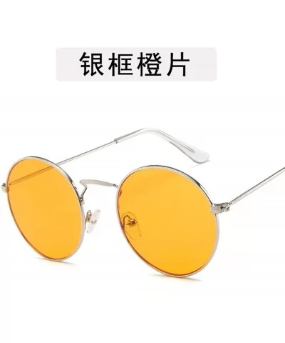 Round Sunglasses Summer Women Small Glasses Lady Luxury Mirror Retro Metal Sun Vintage Tiny Female - 10 - C1198A75MYN $28.84 ...