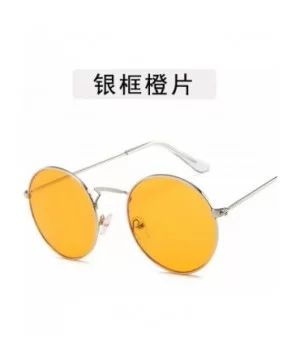 Round Sunglasses Summer Women Small Glasses Lady Luxury Mirror Retro Metal Sun Vintage Tiny Female - 10 - C1198A75MYN $28.84 ...