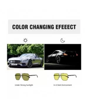 Blocking Sunglasses Photochromic Polarized - Black/Yellow/87503 - CQ18RY6OWIT $46.55 Sport