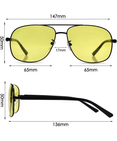 Blocking Sunglasses Photochromic Polarized - Black/Yellow/87503 - CQ18RY6OWIT $46.55 Sport