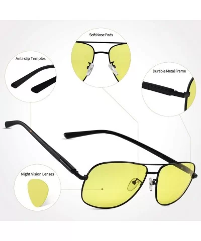 Blocking Sunglasses Photochromic Polarized - Black/Yellow/87503 - CQ18RY6OWIT $46.55 Sport