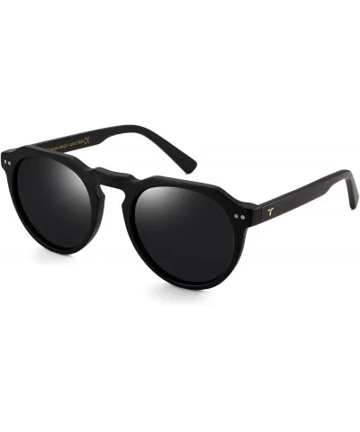 Polygon Acetate Sunglasses polarized women black sunglasses Vintage Sun Glasses HD UV Protection - C418WSLZ9Z2 $19.96 Rectang...