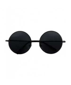 Retro Oversized Round Hippie Sunglasses w/Extra Large Circle Lens Metal Frame Groovy 70's Classic Shades - CY18NH92DHZ $6.69 ...