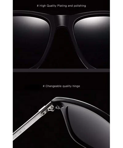 Aluminum Magnesium Sunglasses Polarizing Sunglasses Men's Riding Eyeglasses Brilliant Sunglasses Women - G - CD18QCC89H7 $23....