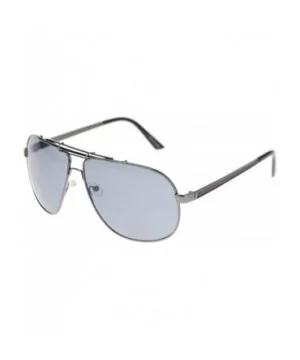 Mens Designer Fashion Sunglasses Metal Square Aviators - Gun Metal - CN11SFUYDHZ $6.25 Square