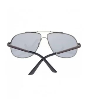 Mens Designer Fashion Sunglasses Metal Square Aviators - Gun Metal - CN11SFUYDHZ $6.25 Square