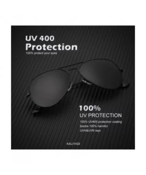 Classic Aviator Sunglasses for Men Women Driving Sun glasses Polarized Lens 100% UV Blocking - CI18ULDODL0 $12.41 Aviator