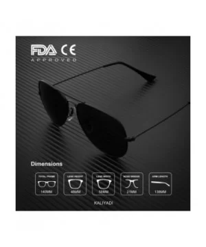 Classic Aviator Sunglasses for Men Women Driving Sun glasses Polarized Lens 100% UV Blocking - CI18ULDODL0 $12.41 Aviator