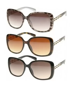 Retro Fashion Rectangular Butterfly Frame Sunglasses (SET OF 3) - CA18754Z0X7 $18.32 Butterfly