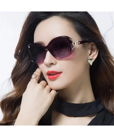 Women Oversized Sunglasses Retro Summer Sun Shades UV400 Protection Eyewear - Red - CZ19999ERU4 $9.52 Rimless