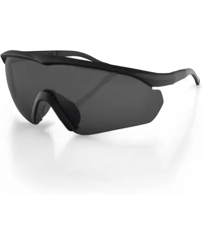 Delta Ballistic Shooting Sunglasses- Black Frame- 3 Lenses - CD11BVEU0XN $26.83 Sport