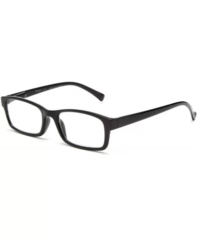 Newbee Fashion Squared Reading Glasses - 3 Pack Black- Tortoise & Brown - CK187GHXUS7 $9.48 Square