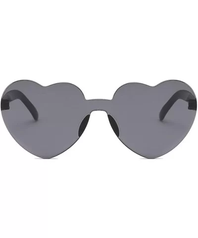 Love Heart Sunglasses Women New Fashion Cute Sexy Retro Cat Eye Vintage Cheap Sun Glasses Red Female - Brown - CV198A64TXS $2...