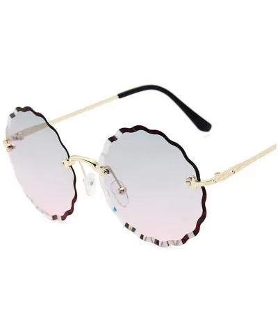 RimlWomen Sunglasses 2019 Clear Alloy Frame Vintage Retro Designer Eyeglasses Adult Shades - Gray Pink - C5198AHNSGC $15.70 O...