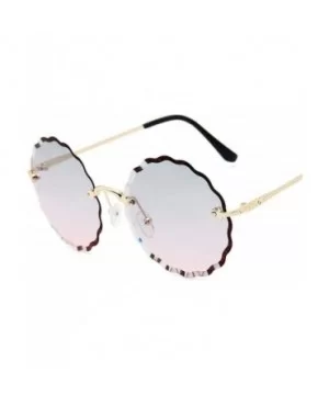 RimlWomen Sunglasses 2019 Clear Alloy Frame Vintage Retro Designer Eyeglasses Adult Shades - Gray Pink - C5198AHNSGC $15.70 O...