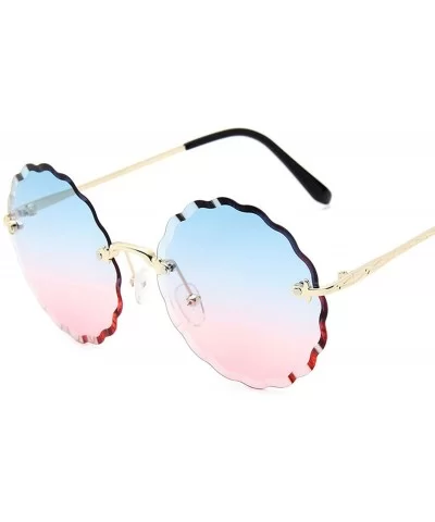 RimlWomen Sunglasses 2019 Clear Alloy Frame Vintage Retro Designer Eyeglasses Adult Shades - Gray Pink - C5198AHNSGC $15.70 O...