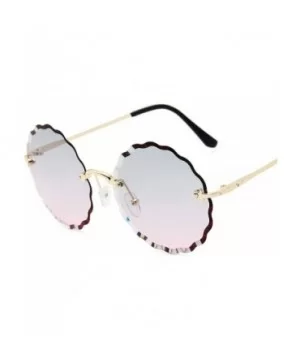 RimlWomen Sunglasses 2019 Clear Alloy Frame Vintage Retro Designer Eyeglasses Adult Shades - Gray Pink - C5198AHNSGC $15.70 O...