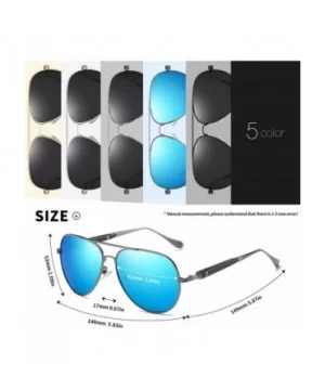 Pilot Sunglasses Men Polarized Metal Frame Anti-Glare Mirror Lens 2020 Fashion Fishing Sun Glasses Male UV400 - C7199C8TZ48 $...