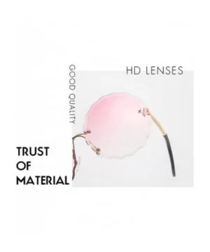 Round Oversized Sunglasses for Women New Fashion Glasses Uv Protection Metal Frame AC Lens MLS2203 - Grey - C718UXT9T45 $7.59...