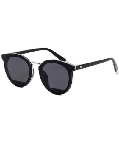 Metal frame PC frame material sunglasses- colorful multicolor sunglasses - H - CY18S9HGN42 $45.75 Aviator