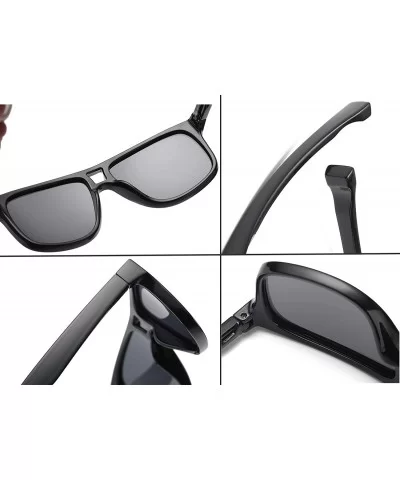 Fashion Oversized Sunglasses for Men - Retro Womens Lightweight Sunglasses Polarized E8942 - CD18HDGYUEU $7.08 Oversized