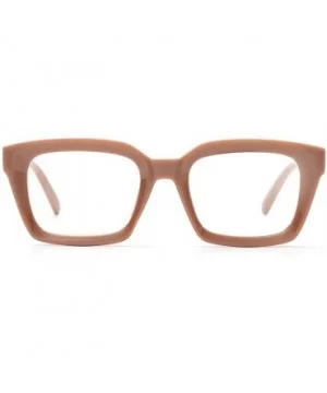 Blue Light Blocking Glasses Women Oprah Style Square Lightweight Frame Anti Blue Computer Eyeglasses - Coffee - CS1992XIGMT $...