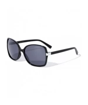 Rounded Butterfly Sunglasses - Smoke Silver - CZ1972AMNU8 $10.36 Butterfly