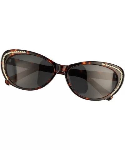 Vintage Brand Cat Eye Polarized Sunglasses 100% UV Protection Retro Glasses Women Eyewear - Tortoise - CV1822CZ0AC $13.71 Cat...