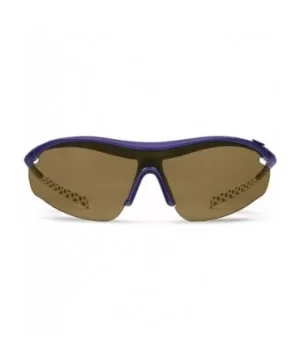 Zeta Purple Hiking/Mountain Biking Sunglasses with ZEISS P8010 Brown Tri-flection Lenses - CK18KMKOE4N $14.75 Sport