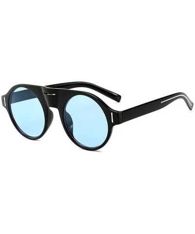 Fashion Sunglasses Fashion Street Snap Sunglasses Female Personality Polychromatic Toad Mirror - CD18TMRMN3Q $6.16 Goggle