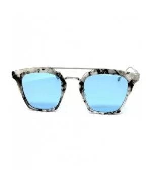 7122 Premium Retro Tint Funky Fashion Candy Flat Top Aviator Sunglasses - Premium - CE183LUAWZ7 $15.30 Aviator