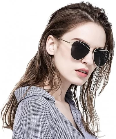 Retro sunglasses Polarized driving glasses - C418E4LZNID $23.43 Aviator