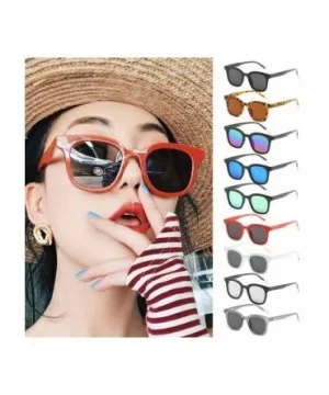 Polarized Sunglasses for Women Men Classic Retro Designer UV400 Protection Outdoor Driving Eyewear - Gray - CE18REAKUDQ $8.36...