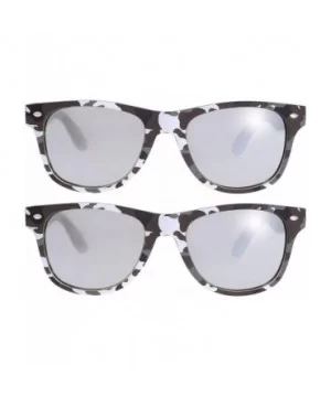 Camo Print Mirror Lens Rubber Sunglasses Camouflage for Men Women - Exquisite Packaging - 24 Grey Camo - CH195IOC6R7 $11.57 R...