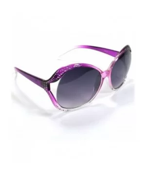 Womens Butterfly Sunglasses 8610 - Purple - CP11ESLH5YD $5.59 Butterfly