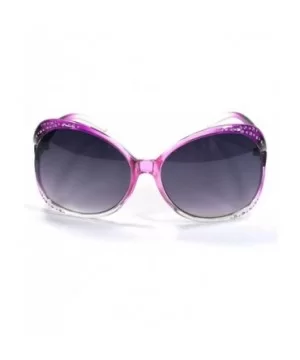 Womens Butterfly Sunglasses 8610 - Purple - CP11ESLH5YD $5.59 Butterfly