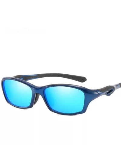 2019 Polarized Outdoor Sport Sun Glasses Men Outdoor Sports 18020 RED BLACK - 18020 White Blue - C518Y3N0EZU $11.97 Aviator