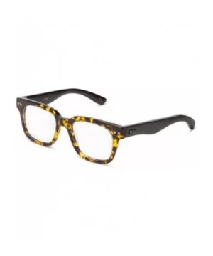 Pledge Wooden Eyeglasses - Yellow - CS11G5ONCLB $18.77 Oval