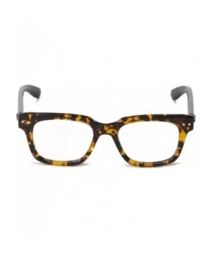 Pledge Wooden Eyeglasses - Yellow - CS11G5ONCLB $18.77 Oval