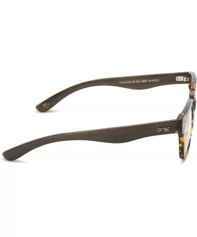 Pledge Wooden Eyeglasses - Yellow - CS11G5ONCLB $18.77 Oval