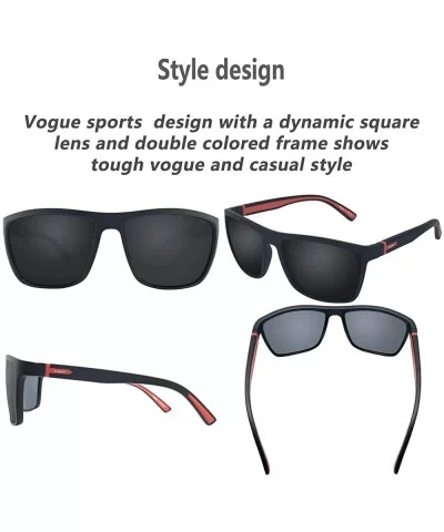 Polarized Sports Sunglasses for men women Baseball Running Cycling Fishing Golf Tr90 ultralight Frame LA001 - CH18Y04UM2T $20...