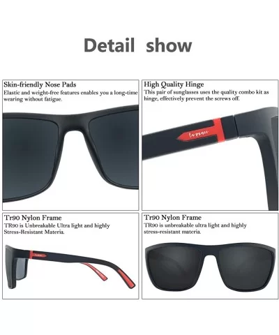 Polarized Sports Sunglasses for men women Baseball Running Cycling Fishing Golf Tr90 ultralight Frame LA001 - CH18Y04UM2T $20...