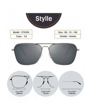 Polarized Frame Aviator Sunglasses for Men Women Shades Unisex Sun Glasses with Case and Cloth - CS18U4HGGX5 $6.04 Aviator